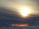 Halo above Easthead lake