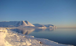 Cape Chukotskii in January