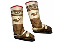 Festive Eskimo boots