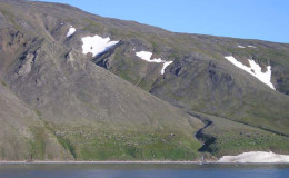 Naukan. Abandoned in 1958 Eskimo settlement on Cape Dezhnev