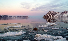 Sunrise in Provideniya bay